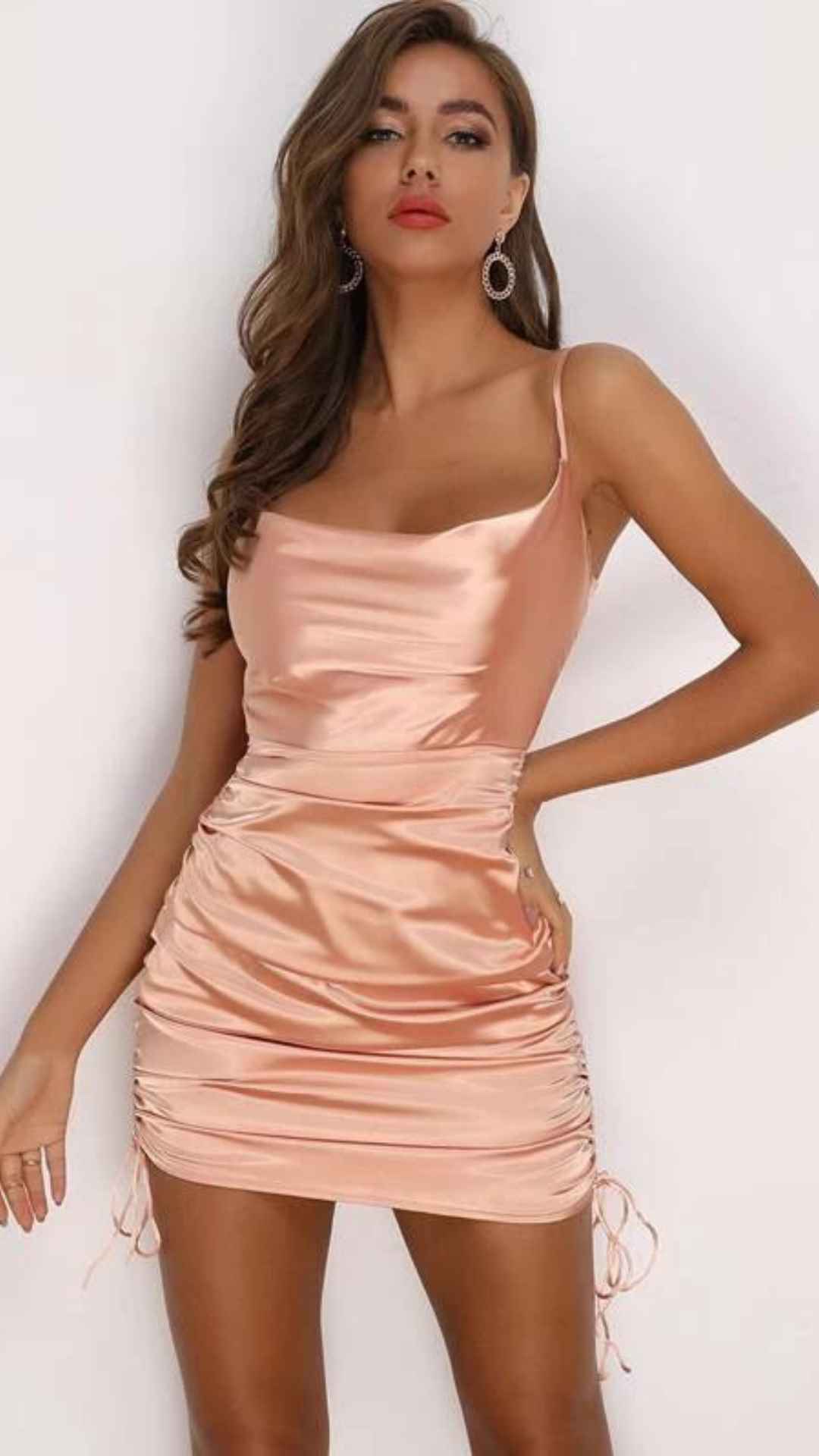 Vestido de satén