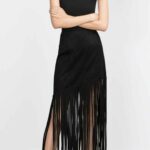 Vestido con Flecos