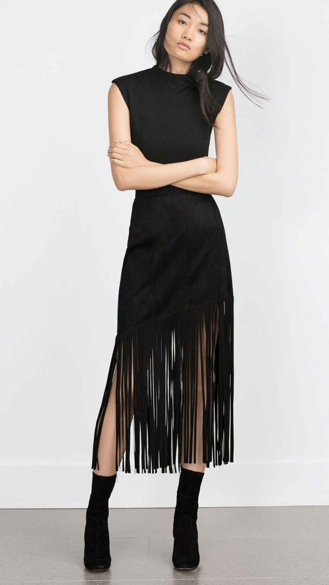 Vestidos con flecos