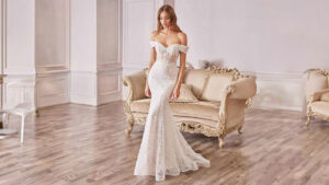Vestido de corte sirena