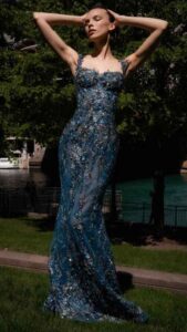 Vestido de corte sirena