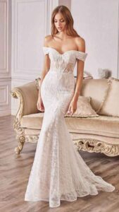 Vestido de corte sirena