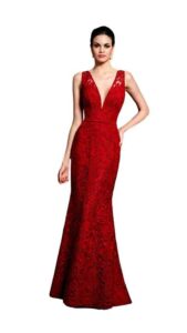 Vestido de corte sirena