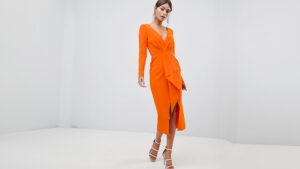 Vestido de Manga Larga