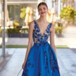 Vestido de Noche Azul