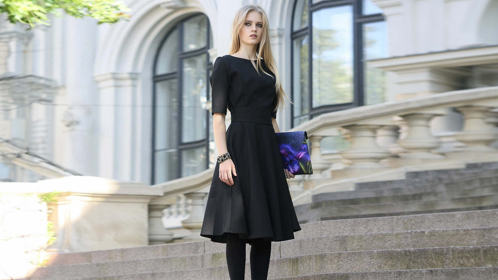 Vestido de Cóctel Negro