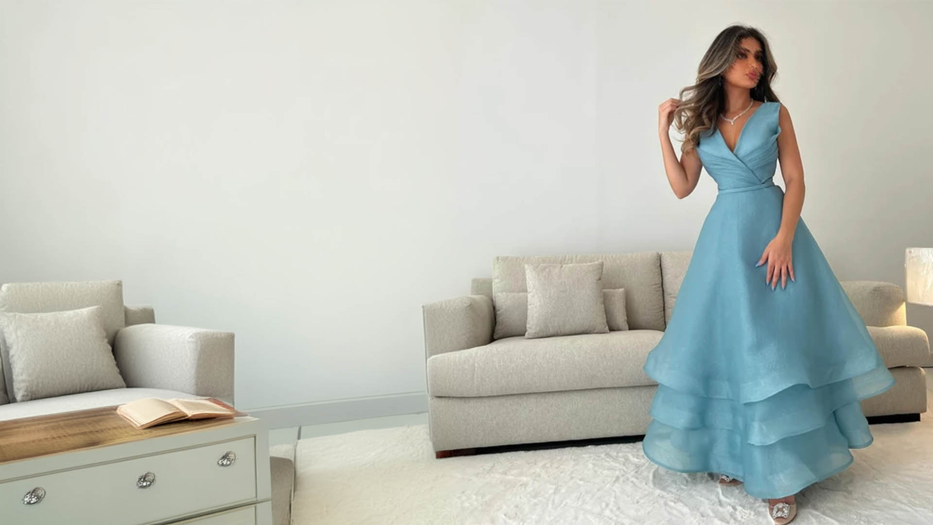 Vestido de Organza